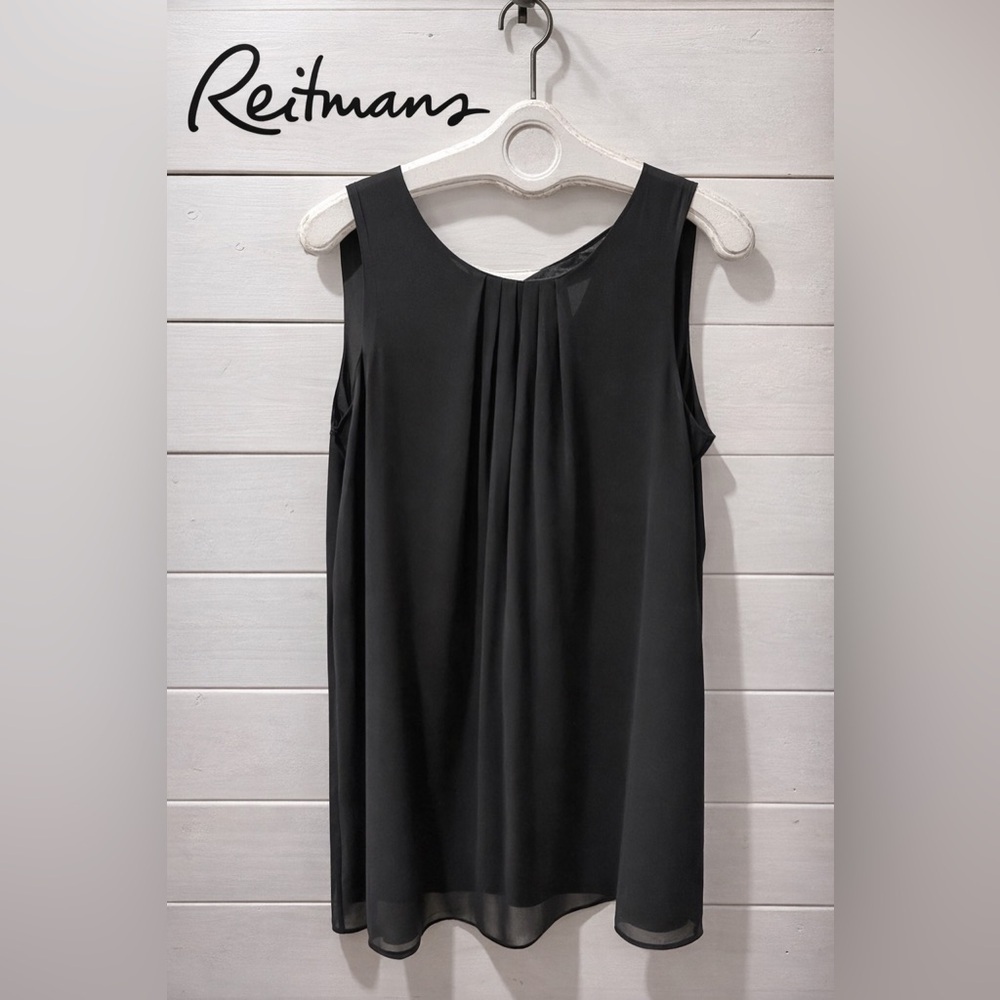 Sleeveless Pleated Dress – Reitmans – Size XXL